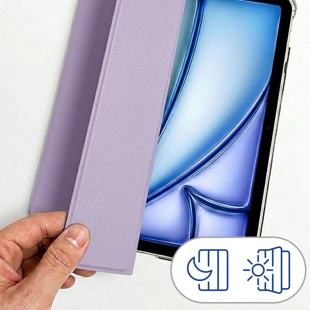3mk Hardy TabCase do Apple iPad A17 Pro (6/7) (8.3') purpurowy
