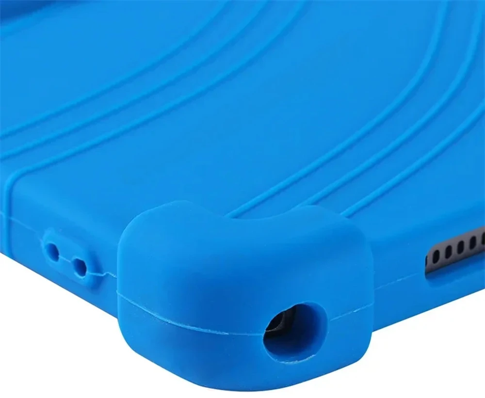 Planšetinio kompiuterio dėklas 4kom.pl Armor skirtas Lenovo Tab 10.1 2025 / XU, mėlynas – apsauginis su stovu