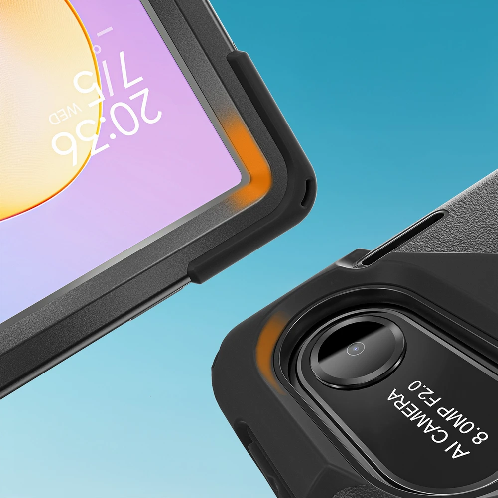 Planšetinio kompiuterio dėklas 4kom.pl Armor, skirtas Xiaomi Redmi Pad 2 11 2025, šarvuotas / Redmi Pad 2 11 2025 – apsauginis su stovu