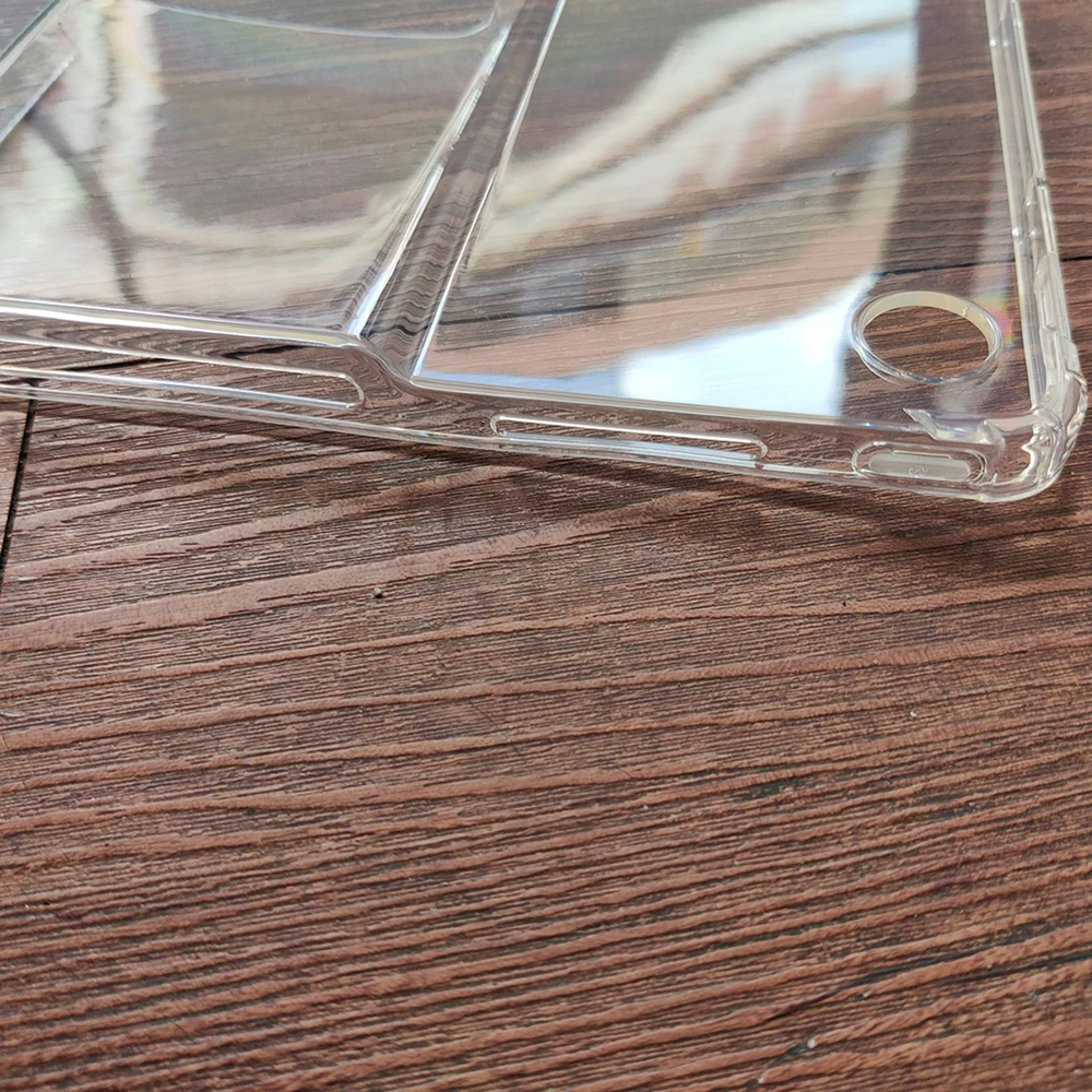 Planšetinio kompiuterio dėklas 4kom.pl Lenovo Tab Plus 11 / 11 5 2024 – permatomi silikoniniai nugarėlės (case obudowa pokrowiec lenovo tab plus)