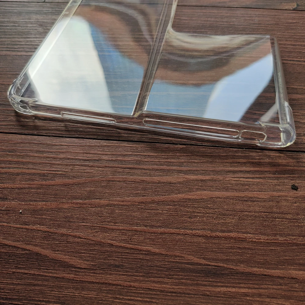 Planšetinio kompiuterio dėklas 4kom.pl Lenovo Tab Plus 11 / 11 5 2024 – permatomi silikoniniai nugarėlės (case obudowa pokrowiec lenovo tab plus)