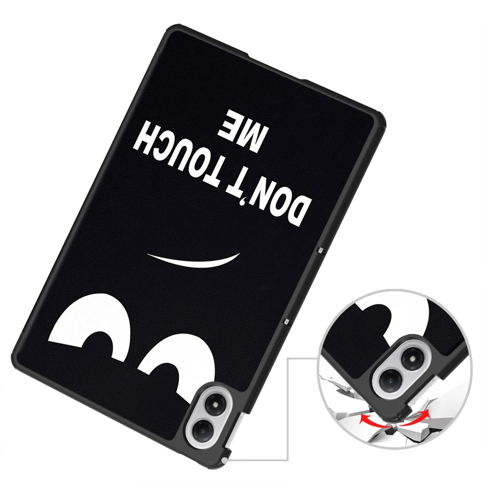 Planšetinio kompiuterio dėklas 4kom.pl skirtas Xiaomi Redmi Pad 2 Pro 12.1 2025 / Poco Pad M1 / Redmi Pad Pro 12.1 2024 – apsauginis su stovu (su klapką wzór składane plecki ochronne)