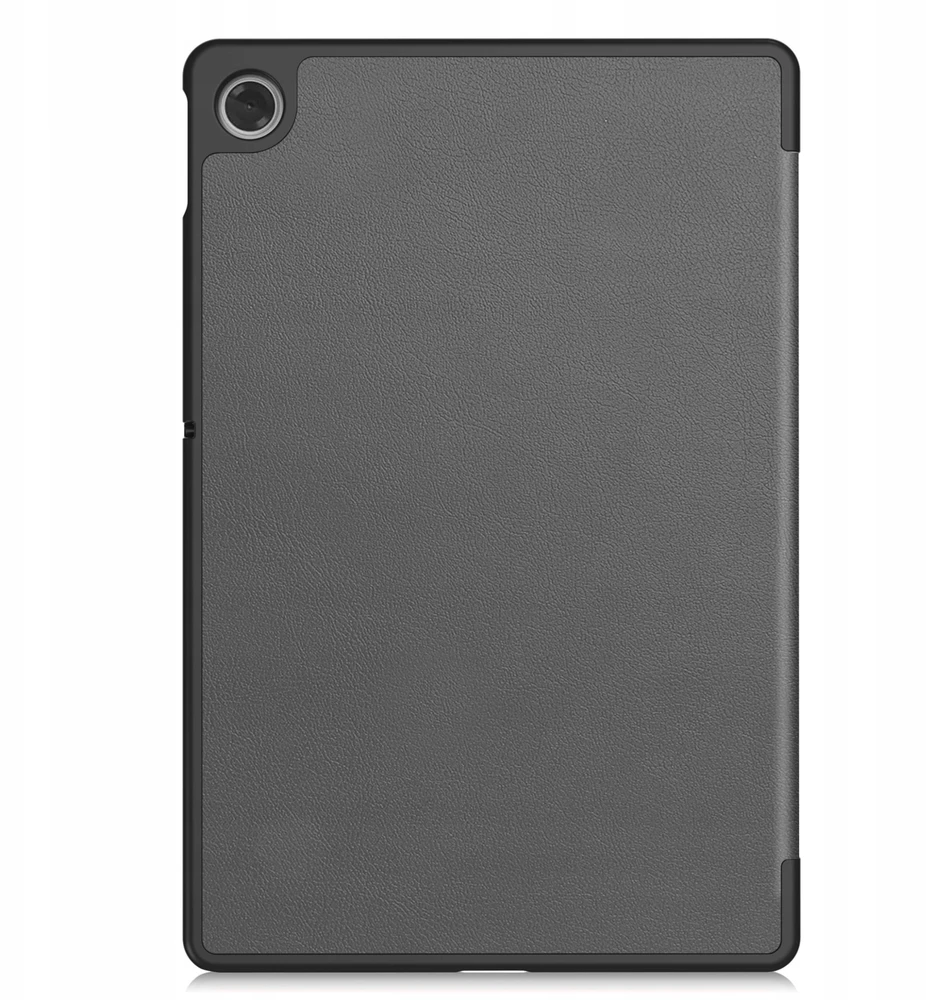 4kom.pl Smart planšetės dėklas Lenovo Tab 10.1 2025 su dangteliu / Lenovo Tab, pilkas – apsauginis su stovu