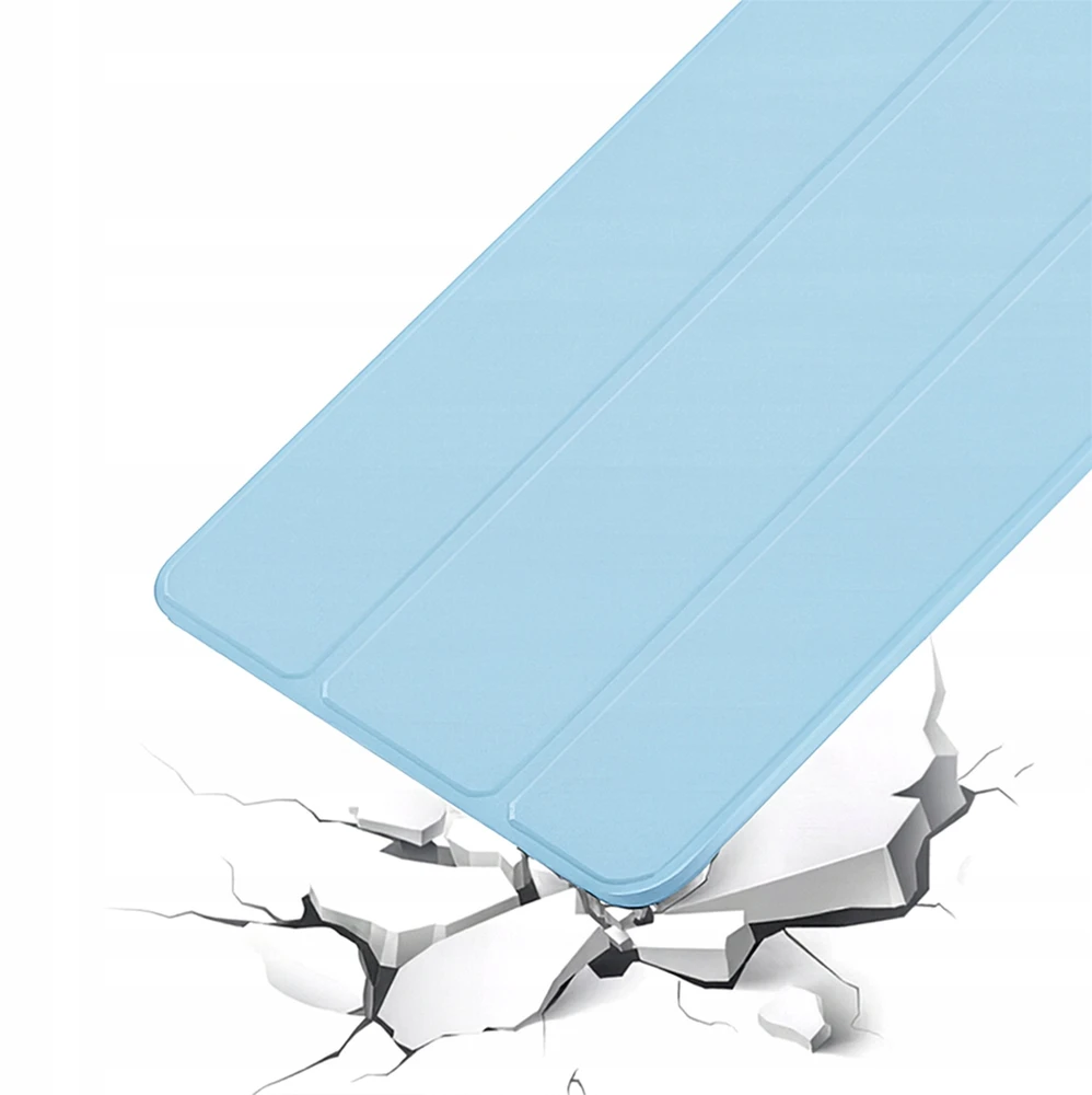 Dėklas na tablet 4kom.pl Smart su laikikliu na rysik do Samsung Galaxy Tab S9 / S9 S10, mėlyna - ochronne su podstawką