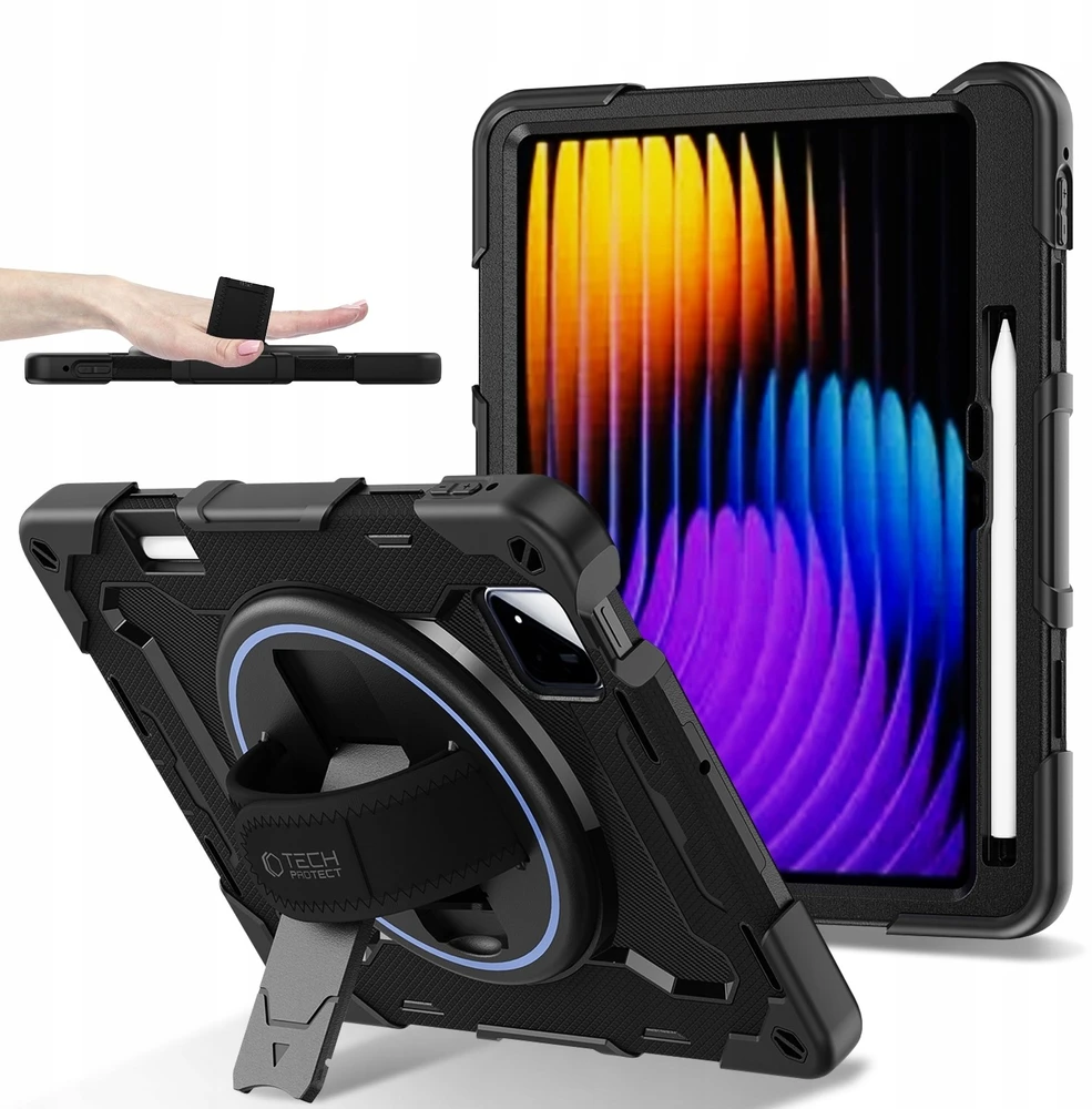 Dėklas Tech-Protect Solid skirtas Xiaomi PAD 7 / 7 PRO / 8 / 8 PRO 11.2“ juodas