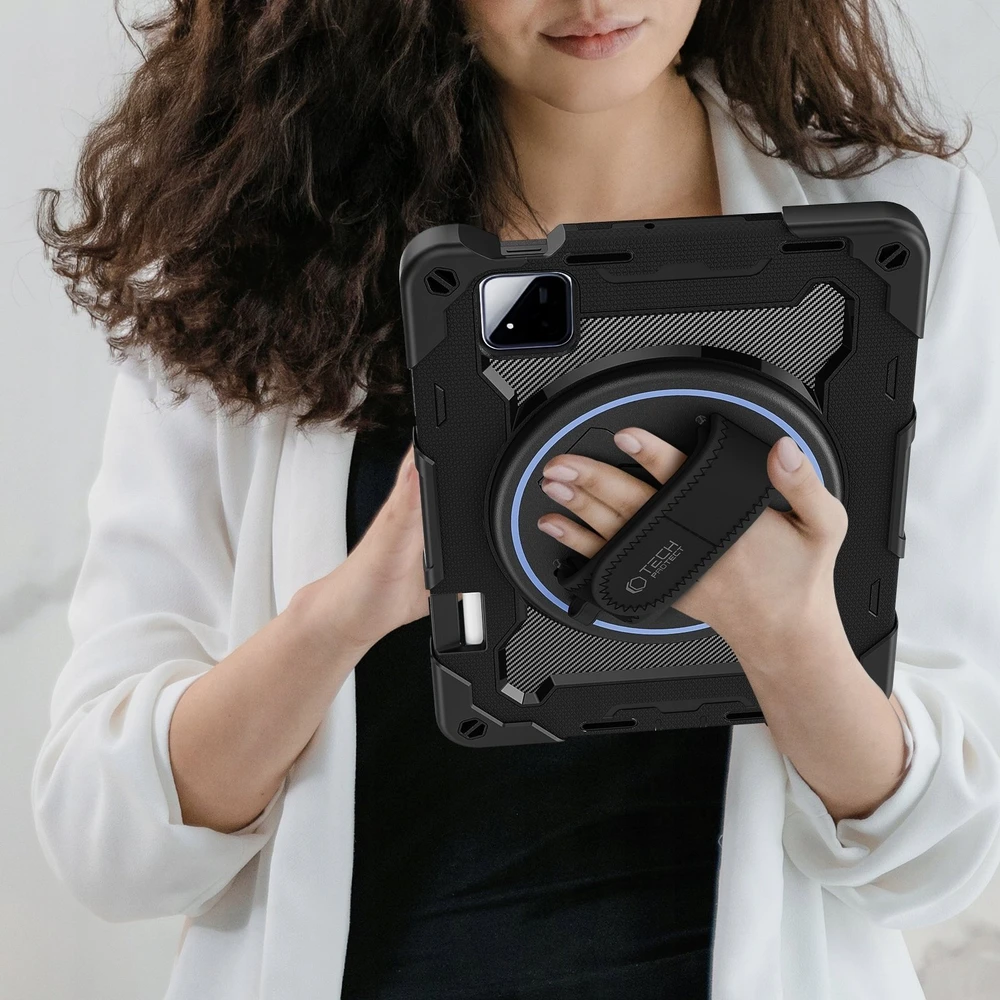 Dėklas Tech-Protect Solid skirtas Xiaomi PAD 7 / 7 PRO / 8 / 8 PRO 11.2“ juodas