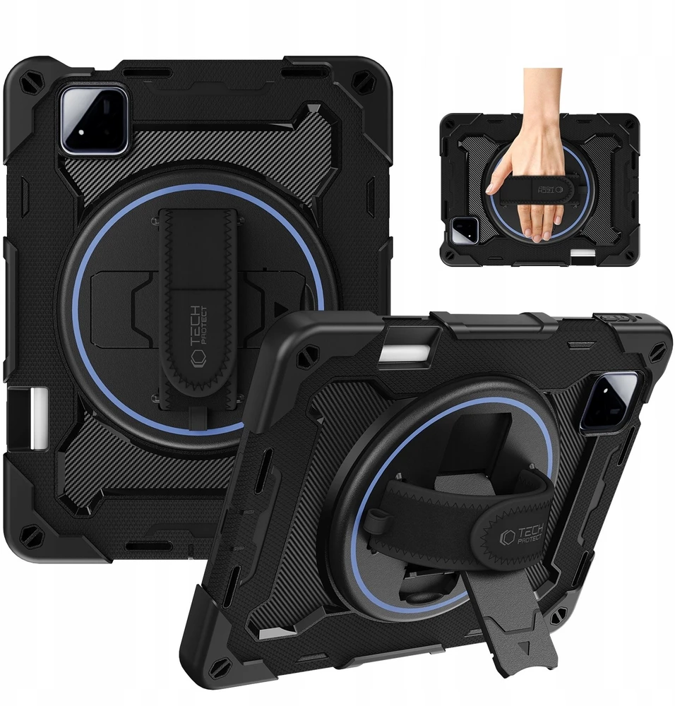 Dėklas Tech-Protect Solid skirtas Xiaomi PAD 7 / 7 PRO / 8 / 8 PRO 11.2“ juodas