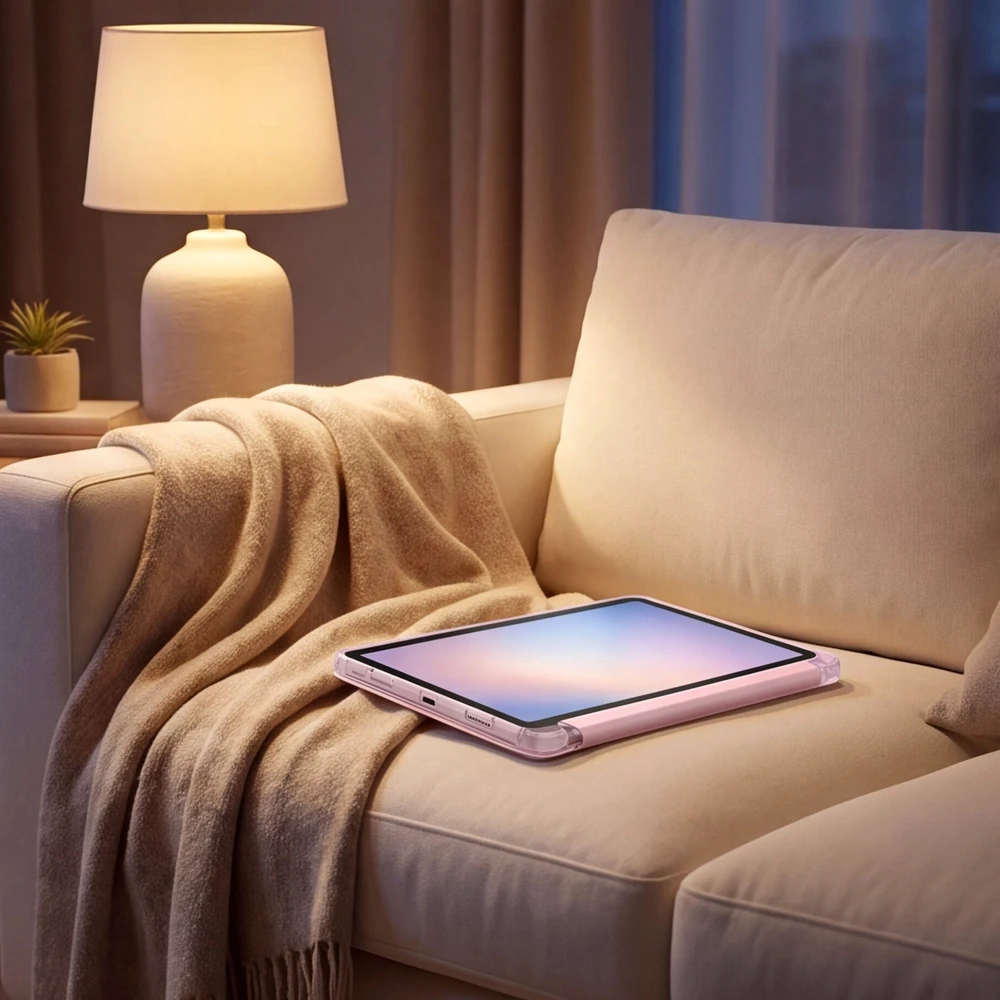 4kom.pl trijų dalių planšetinio kompiuterio dėklas, skirtas „Samsung Galaxy Tab A11+ Plus 10.9 2025 / A9+ Plus 11 2023“ – su stovu ir rašiklio laikikliu