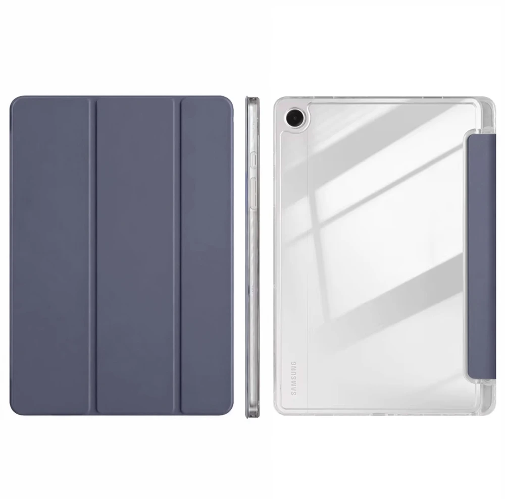 4kom.pl trijų dalių planšetinio kompiuterio dėklas, skirtas „Samsung Galaxy Tab A11+ Plus 10.9 2025 / A9+ Plus 11 2023“ – su stovu ir rašiklio laikikliu