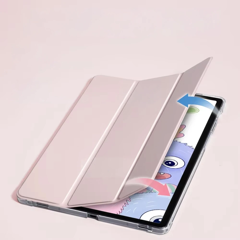 4kom.pl trijų dalių planšetinio kompiuterio dėklas, skirtas „Samsung Galaxy Tab A11+ Plus 10.9 2025 / A9+ Plus 11 2023“ – su stovu ir rašiklio laikikliu