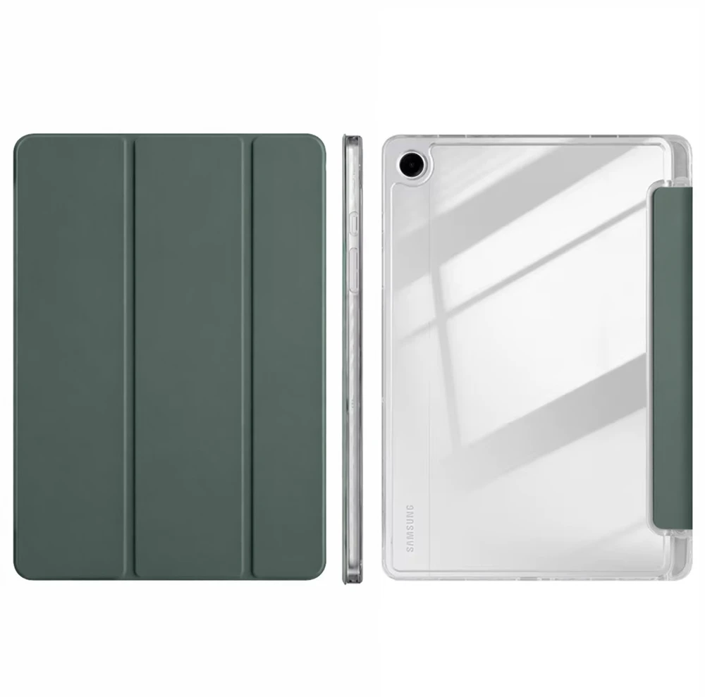 4kom.pl trijų dalių planšetinio kompiuterio dėklas, skirtas „Samsung Galaxy Tab A11+ Plus 10.9 2025 / A9+ Plus 11 2023“ – su stovu ir rašiklio laikikliu