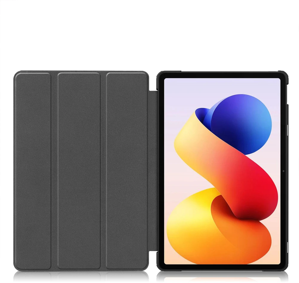 Planšetinio kompiuterio dėklas 4kom.pl skirtas Xiaomi Redmi Pad 2 Pro 12.1 2025 / Poco Pad M1 / Redmi Pad Pro 12.1 2024 – apsauginis su stovu (su klapką wzór składane plecki ochronne)