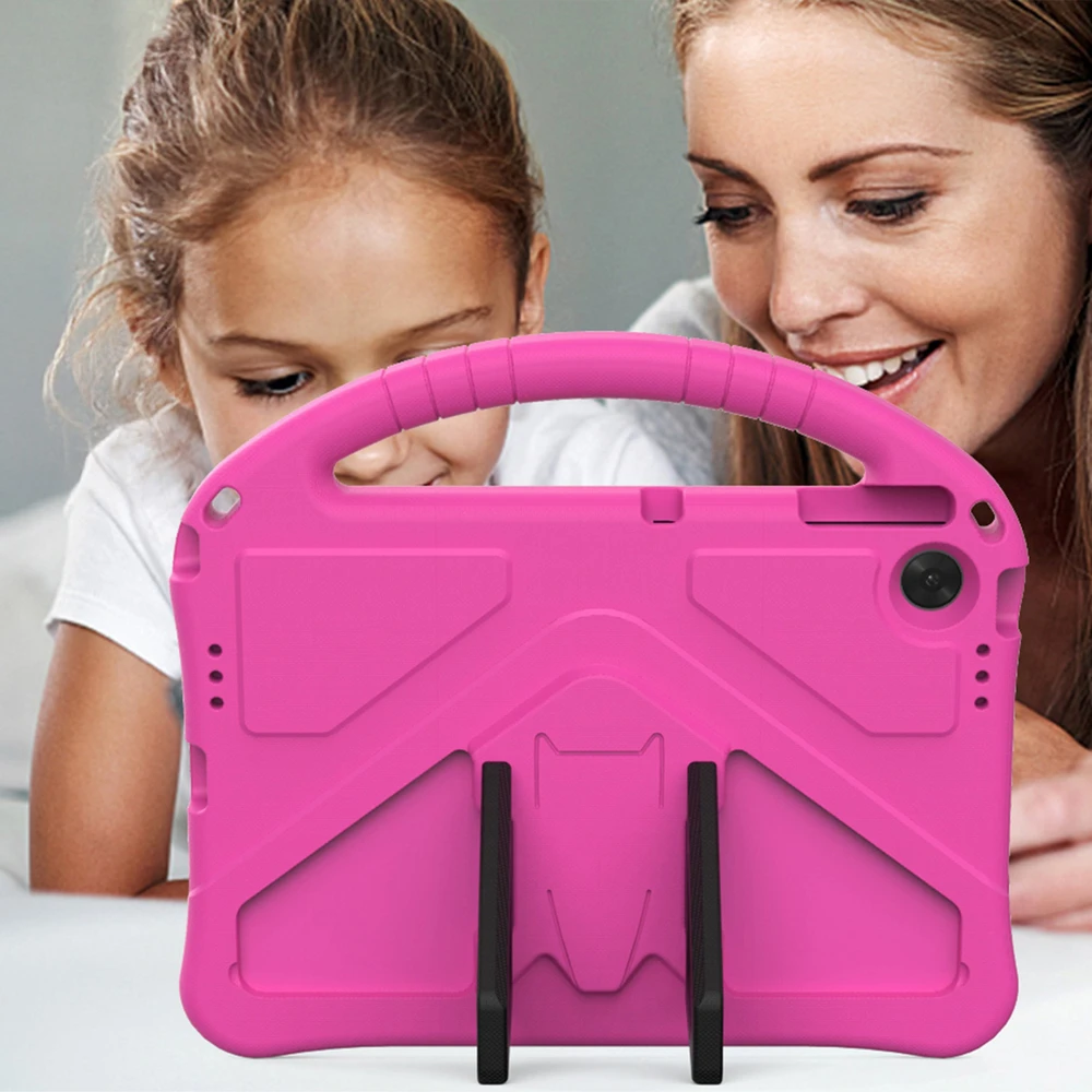 Planšetinio kompiuterio dėklas 4kom.pl FunColor, skirtas Lenovo Tab 10.1 2025 – apsauginis su stovu, jungčių ir mygtukų prieiga