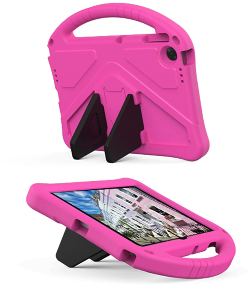 Planšetinio kompiuterio dėklas 4kom.pl FunColor, skirtas Lenovo Tab 10.1 2025 – apsauginis su stovu, jungčių ir mygtukų prieiga
