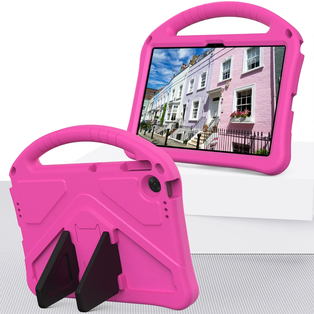 Planšetinio kompiuterio dėklas 4kom.pl FunColor, skirtas Lenovo Tab 10.1 2025 – apsauginis su stovu, jungčių ir mygtukų prieiga
