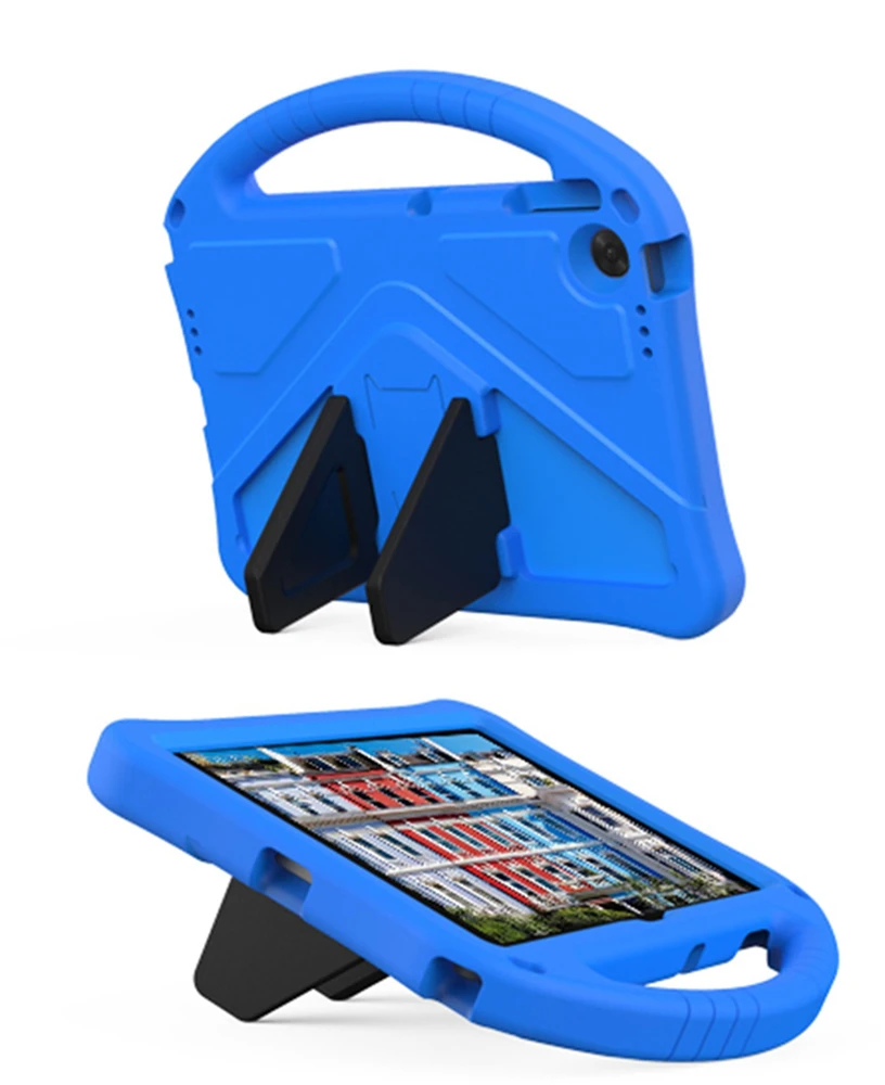Planšetinio kompiuterio dėklas 4kom.pl FunColor, skirtas Lenovo Tab 10.1 2025 – apsauginis su stovu, jungčių ir mygtukų prieiga