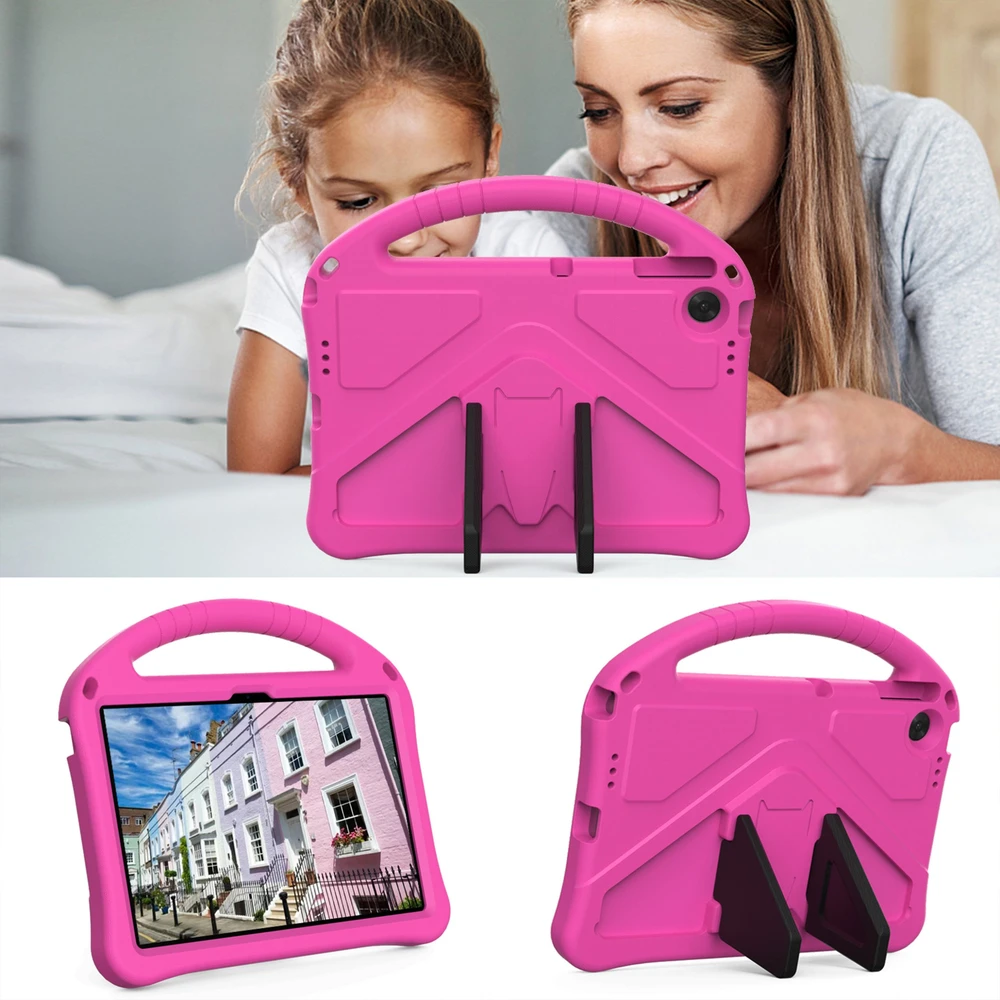 Planšetinio kompiuterio dėklas 4kom.pl FunColor, skirtas Lenovo Tab 10.1 2025 – apsauginis su stovu, jungčių ir mygtukų prieiga