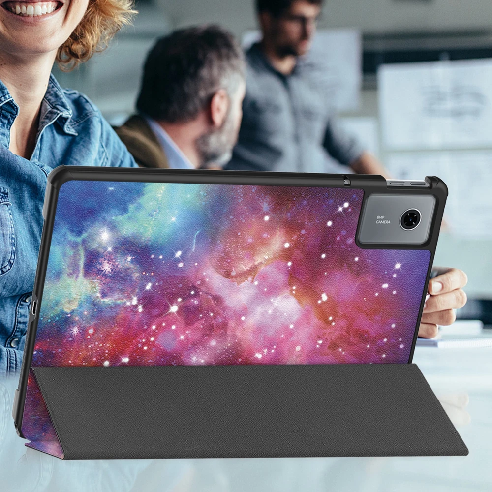 Planšetinio kompiuterio dėklas 4kom.pl Grafinis Lenovo Idea Tab 11 su dangteliu – apsauginis su stovu