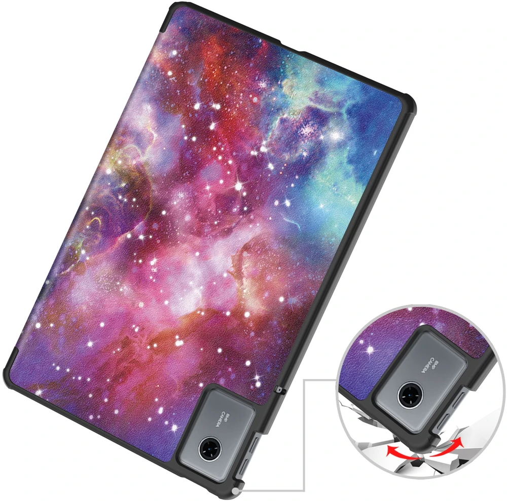 Planšetinio kompiuterio dėklas 4kom.pl Grafinis Lenovo Idea Tab 11 su dangteliu – apsauginis su stovu