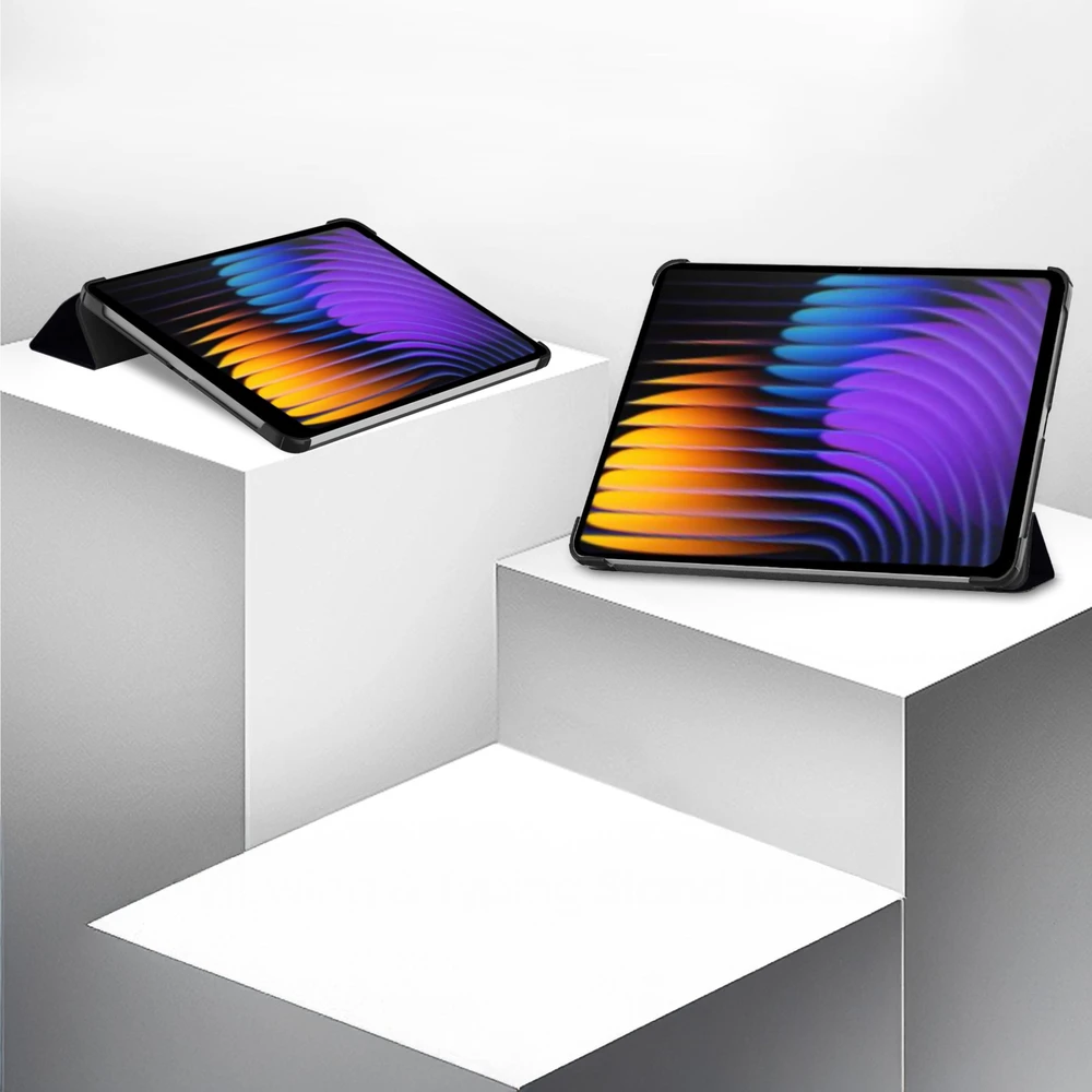 Planšetinio kompiuterio dėklas 4kom.pl Grafinis Xiaomi Pad 7 / Pad 7 Pro 11.2 su dangteliu / Xiaomi Pad 7 Pro - apsauginis su stovu