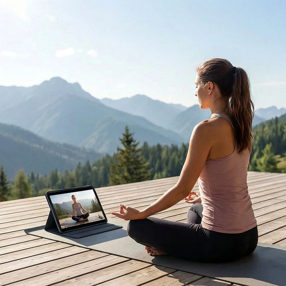Planšetinio kompiuterio dėklas 4kom.pl Grafinis Xiaomi Pad 7 / Pad 7 Pro 11.2 su dangteliu / Xiaomi Pad 7 Pro - apsauginis su stovu