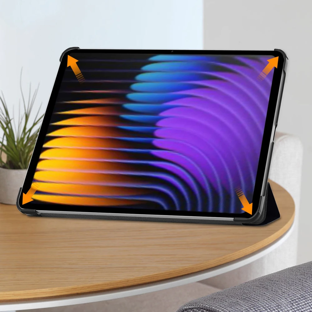 Planšetinio kompiuterio dėklas 4kom.pl Grafinis Xiaomi Pad 7 / Pad 7 Pro 11.2 su dangteliu / Xiaomi Pad 7 Pro - apsauginis su stovu