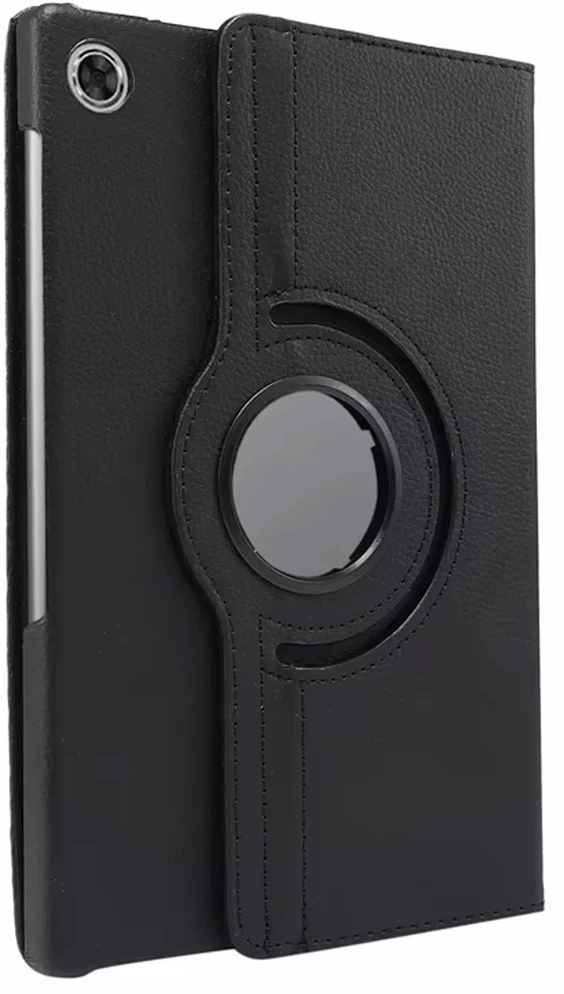 Planšetinio kompiuterio dėklas 4kom.pl 360 laipsnių sukamasis, skirtas Lenovo Tab M10 10.1 2022 3 Gen / Tab M10 Plus 2022 3-ioji karta, juodas – apsauginis su stovu