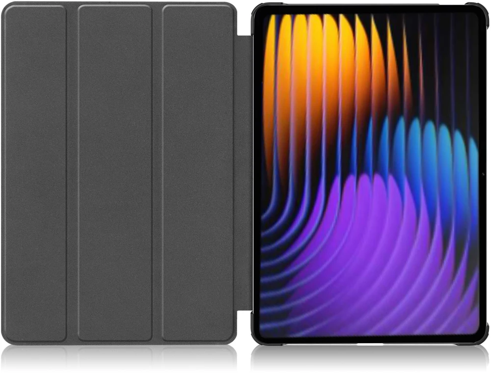 Dėklas na tablet Strado-Tech Smart do Xiaomi Pad 7 / Pad 7 Pro 11.2 su klapką / Xiaomi Pad 7 Pro, tamsiai mėlyna - ochronne su podstawką