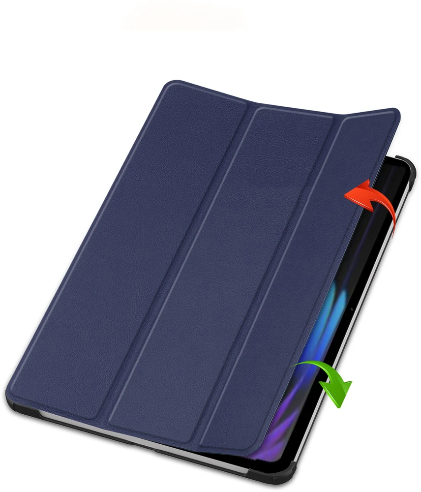 Dėklas na tablet Strado-Tech Smart do Xiaomi Pad 7 / Pad 7 Pro 11.2 su klapką / Xiaomi Pad 7 Pro, tamsiai mėlyna - ochronne su podstawką