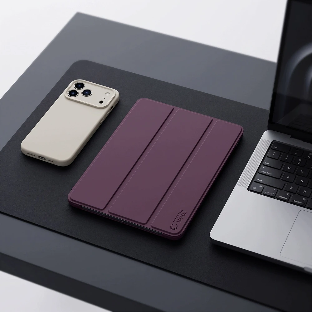 Tech-Protect SC Pen Case for iPad 11" 2025 / 10.9" 2022 - burgundy