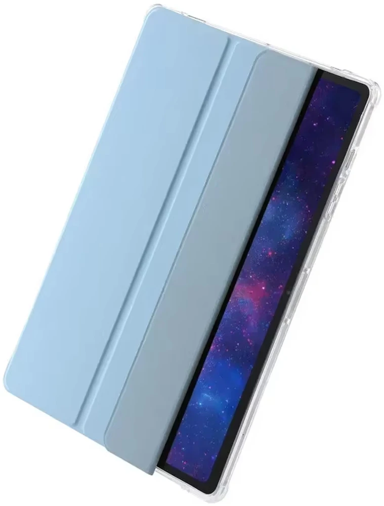 Planšetinio kompiuterio dėklas 4kom.pl TriFold skirtas Samsung Galaxy Tab A11+ Plus 10.9 2025 / A9+ Plus 11 2023 – su stovu ir vieta rašikliui (składane ochronne su klapką do tabletu case)