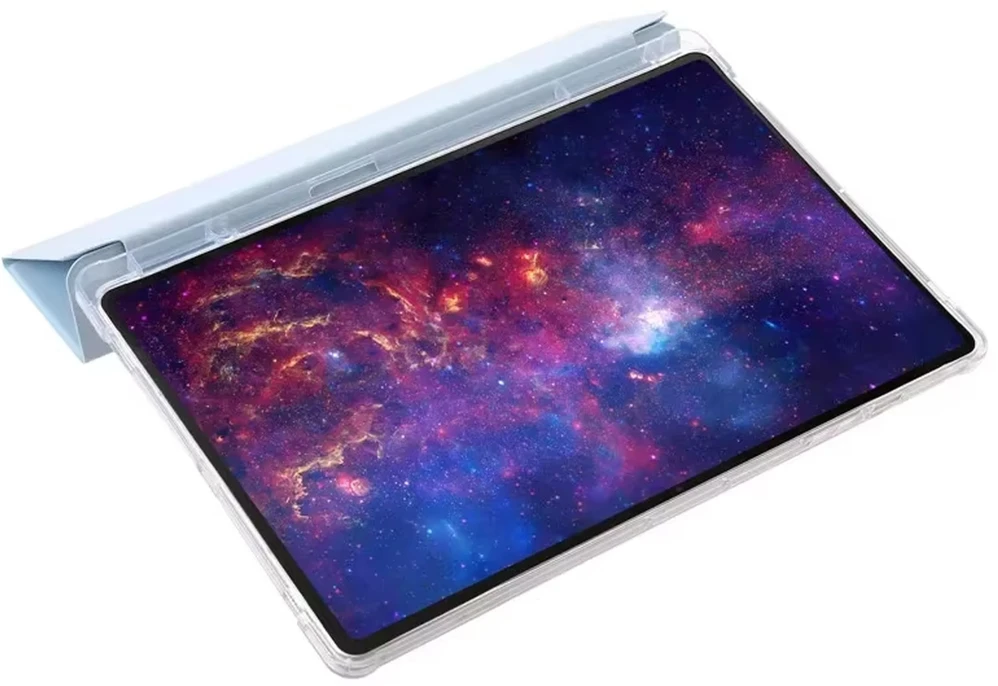 Planšetinio kompiuterio dėklas 4kom.pl TriFold skirtas Samsung Galaxy Tab A11+ Plus 10.9 2025 / A9+ Plus 11 2023 – su stovu ir vieta rašikliui (składane ochronne su klapką do tabletu case)