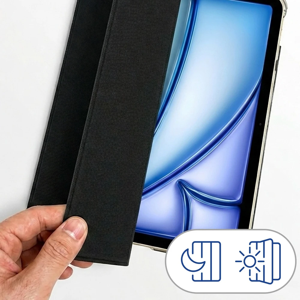 3mk Hardy TabCase do Apple iPad Pro 11 (M4/M5)(11") juoda
