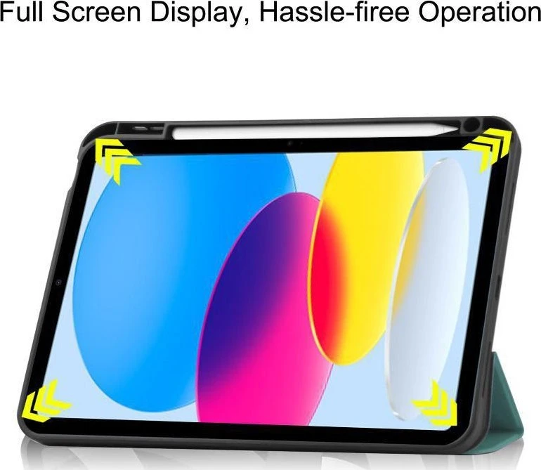 Dėklas na tablet CoreParts CoreParts TABX-IP10-COVER25 etui na tablet 27,7 cm (10.9'') Dėklas su klapką Žalias