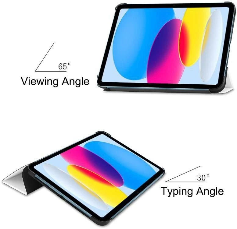Dėklas na tablet CoreParts TABX-IP10-COVER6 etui na tablet 27,7 cm (10.9'') Dėklas su klapką Baltas
