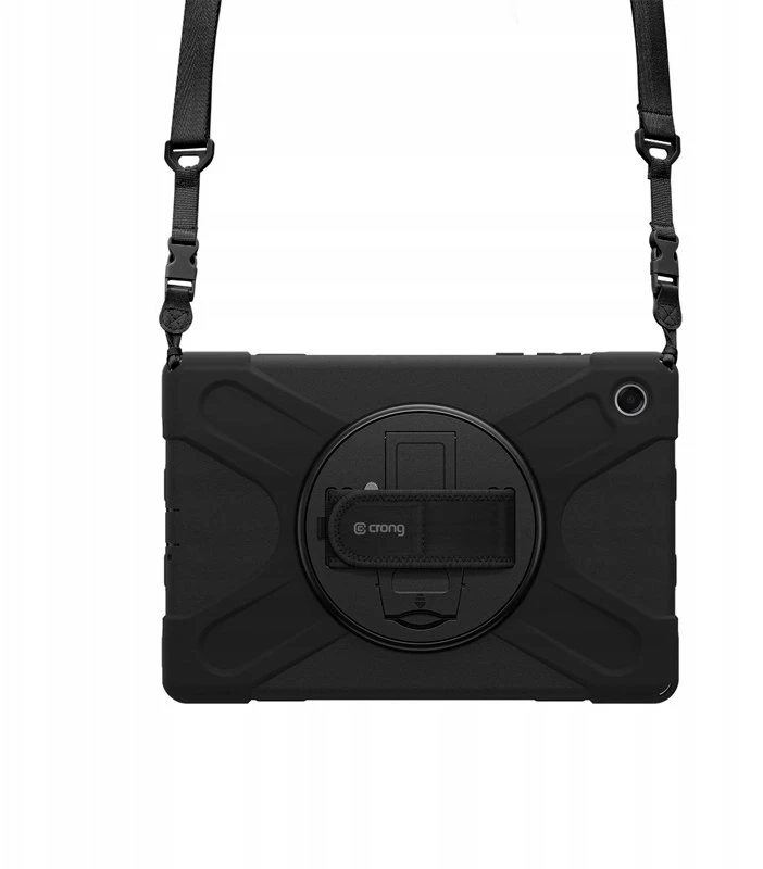 Crong Defender Plus - Rugged dėklas Samsung Galaxy Tab A11+ 10.9" juodos spalvos