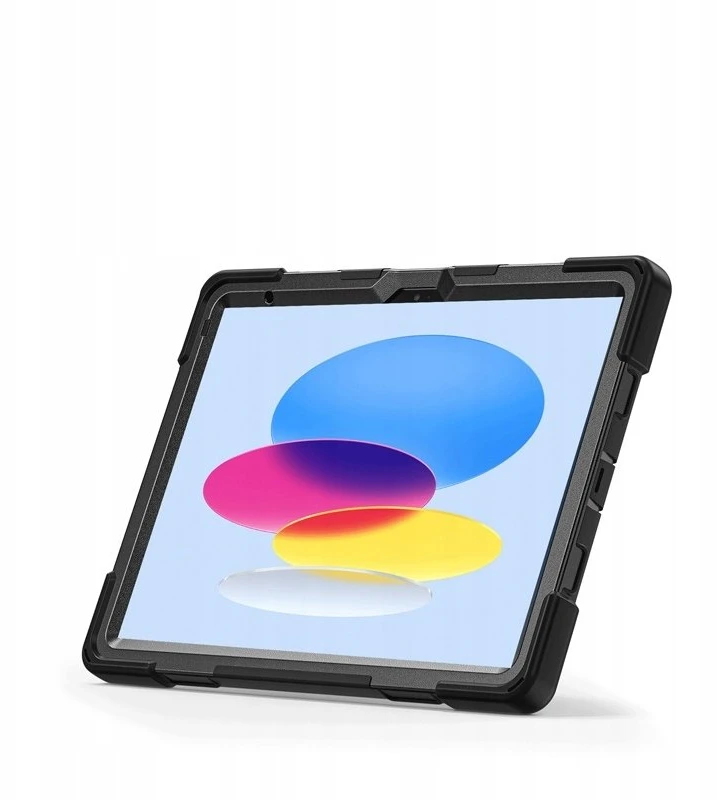 Crong Defender Plus - Rugged dėklas Apple iPad 11" A16 2025 / 10.9" 2022 juodos spalvos