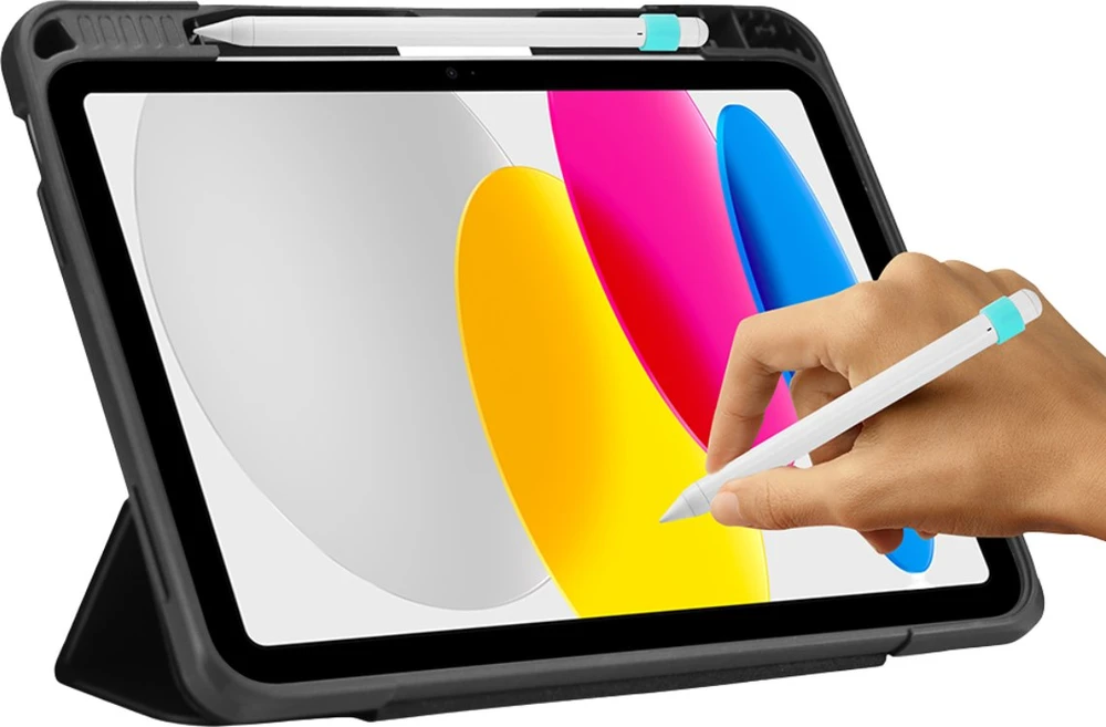 Dėklas na tablet DEQSTER 40-1013765 etui na tablet 27,7 cm (10.9") Dėklas su klapką Juodas
