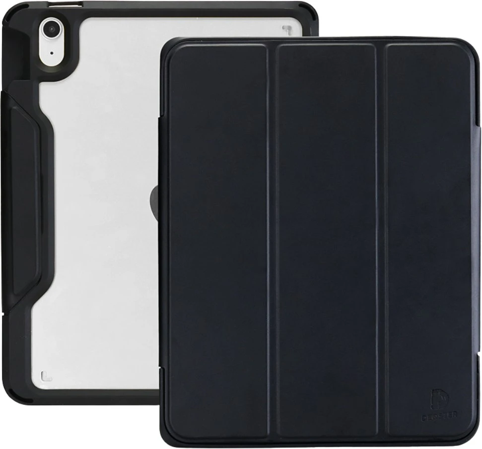 Dėklas na tablet DEQSTER 40-1013765 etui na tablet 27,7 cm (10.9") Dėklas su klapką Juodas