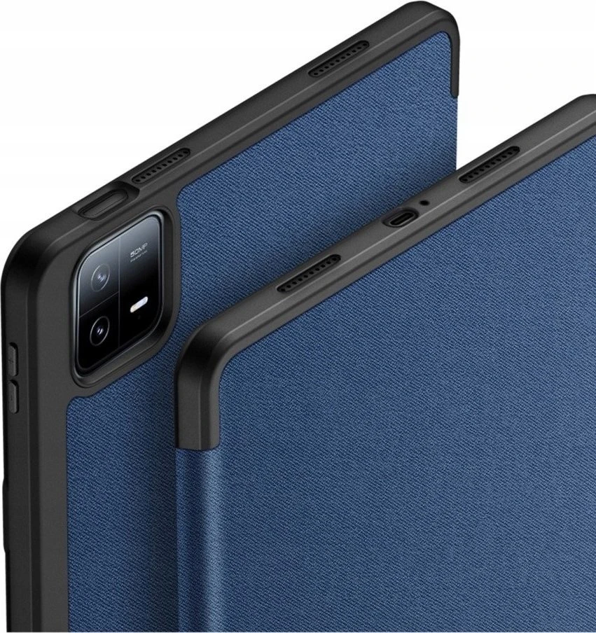 Dux Ducis Domo su dangteliu ir „smart sleep“ funkcija, skirtas Xiaomi Pad 6 / 6 Pro – dėklas planšetiniam kompiuteriui, mėlynos spalvos