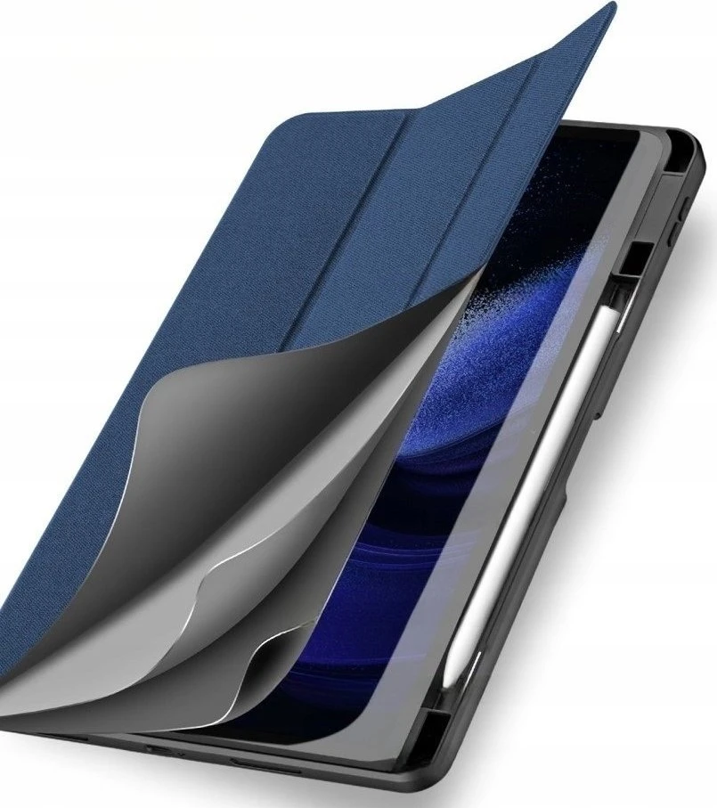 Dux Ducis Domo su dangteliu ir „smart sleep“ funkcija, skirtas Xiaomi Pad 6 / 6 Pro – dėklas planšetiniam kompiuteriui, mėlynos spalvos