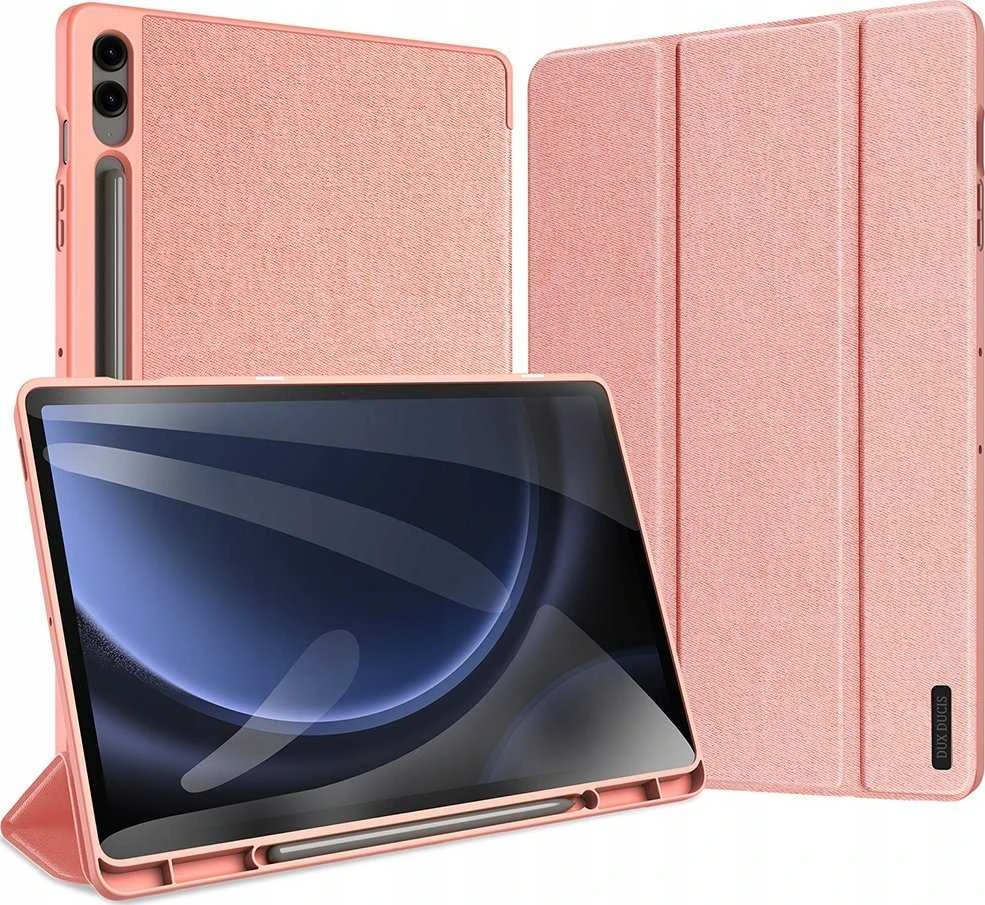 Dėklas Dux Ducis Domo Samsung X610/X616 Tab S9 FE Plus rožinis