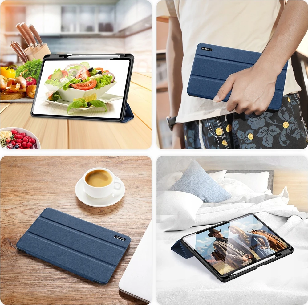 Dux Ducis Domo with flap and smart sleep for Xiaomi Pad 6 / 6 Pro – dėklas planšetiniam kompiuteriui mėlynos spalvos