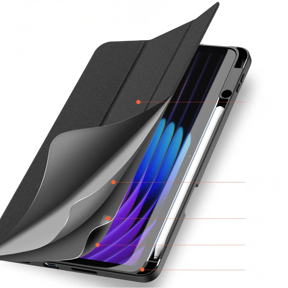 Dėklas Dux Ducis Domo Xiaomi Pad 8/7/7 Pro juodas