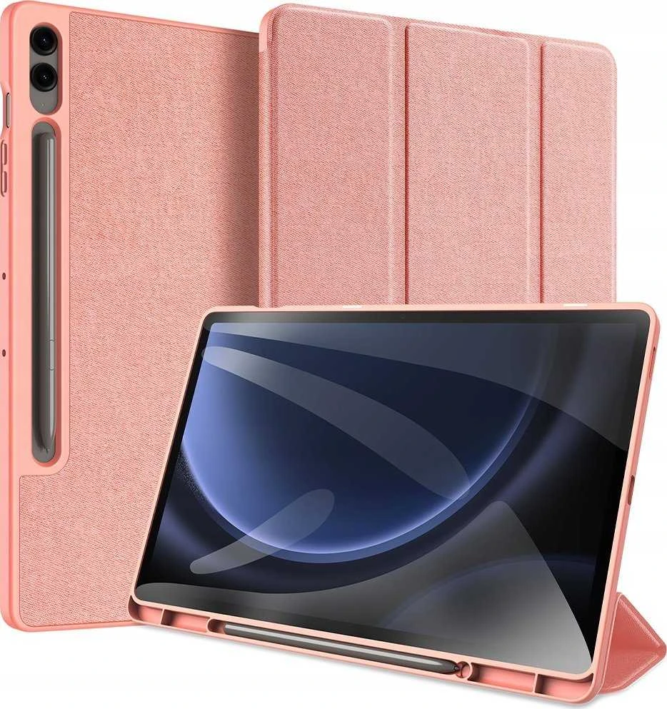 Dėklas Dux Ducis Domo Samsung X610/X616 Tab S9 FE Plus rožinis