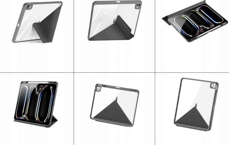 DUX DUCIS dėklas MAGI su pieštuko laikikliu iPad Pro 11 (2024) juodas