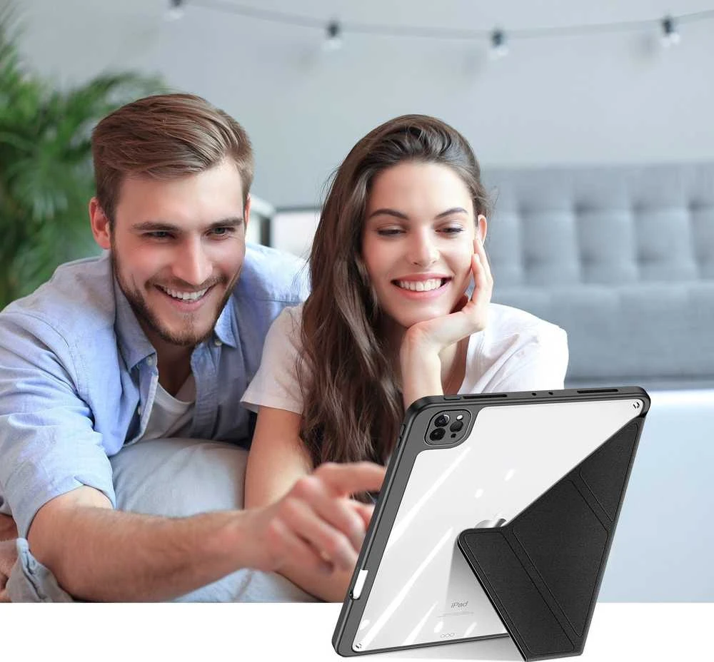 DUX DUCIS dėklas MAGI su pieštuko laikikliu iPad Pro 11 (2018/2020/2021/2022) juodas