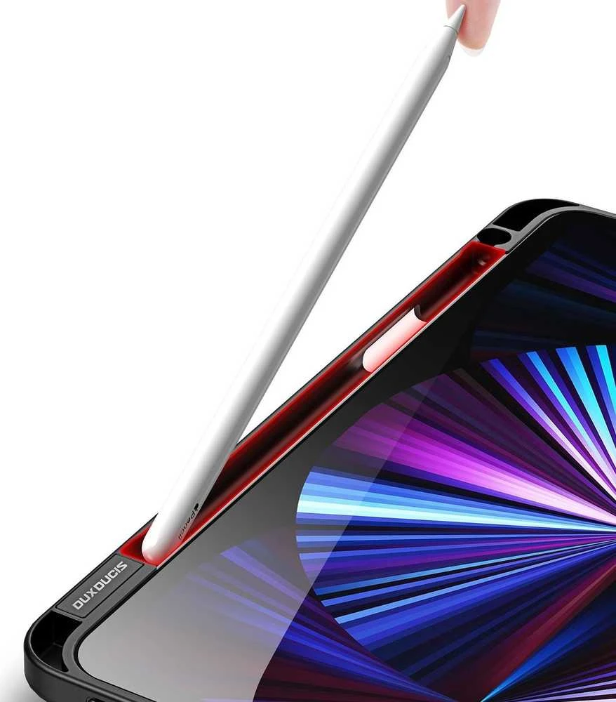 DUX DUCIS dėklas MAGI su pieštuko laikikliu iPad Pro 11 (2018/2020/2021/2022) juodas