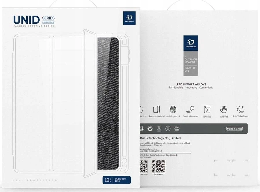 Dėklas Dux Ducis Unid Apple iPad Air 13 2024/iPad Air 13 2025 juodas