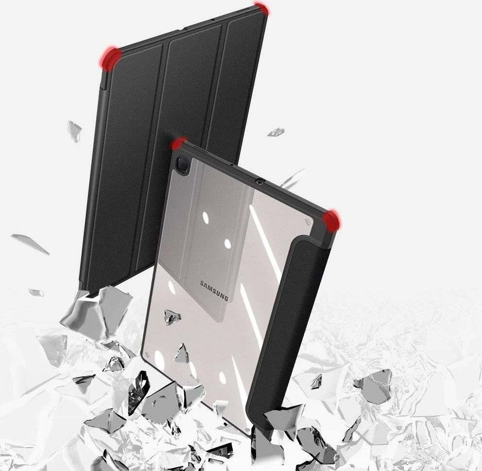 Dėklas Dux Ducis Toby Samsung P610/P615/P613/P619/P620/P625 Tab S6 Lite 10.4 juodas
